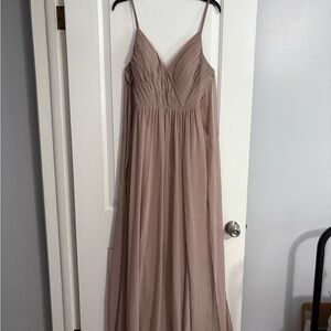Azazie Mauve Maxi Dress